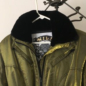 Vintage one-piece ski suit